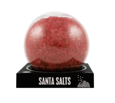da Bomb Red Jingle Salts Bath Fizzers, Sugar Plum Scented + Surprise Inside 2 PK