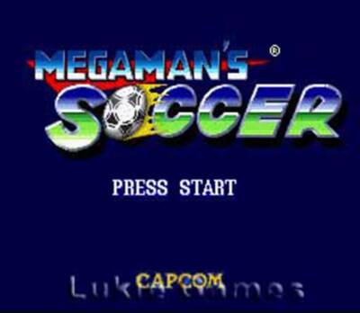Mega Man Soccer - Rare SNES Super Nintendo Game