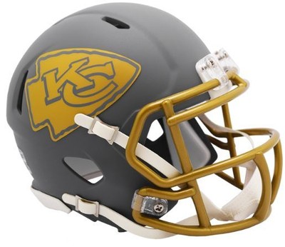 Скоростной мини-шлем Kansas City Chiefs Riddell Slate Speed Mini