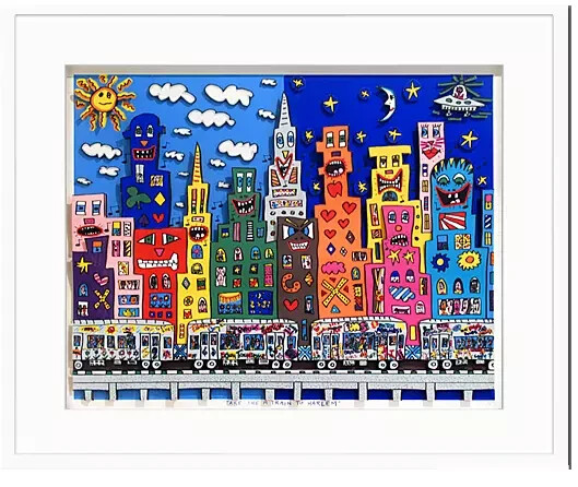 絵画 RIZZI \"WE ALL HAVE SOMETHING TO OFFER\"3D We All Have Something to Offer by James Rizzi on artnet