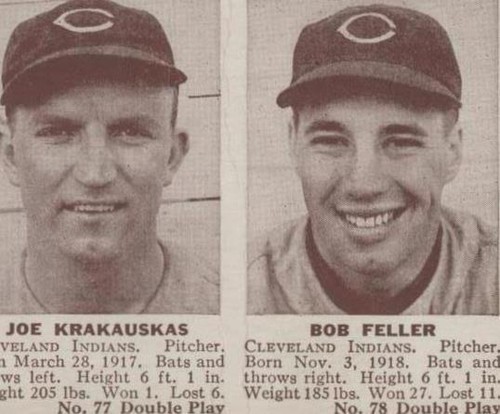 1941 Double Play - Bob Feller Joe Krakauskas #77-78