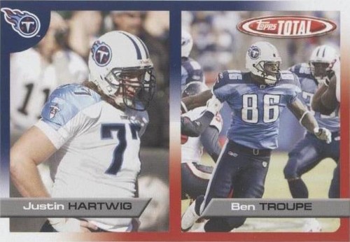 2005 Topps Total Ben Troupe Justin Hartwig #150
