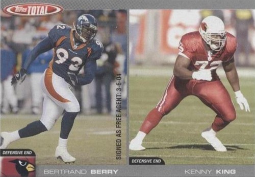 2004 Topps Total Bertrand Berry Kenny King #252