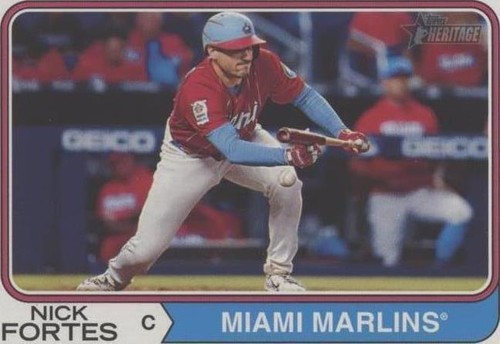 2023 Topps Heritage High Number - Nick Fortes #509