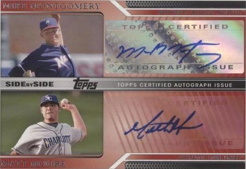 2011 Topps Pro Debut - Matt Moore Mike Montgomery #DA-MM