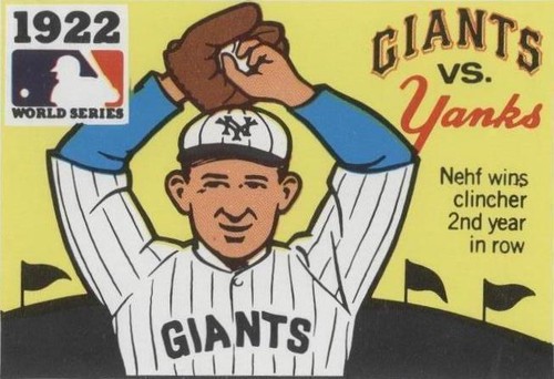 1971 Fleer Laughlin World Series - Art Nehf #20
