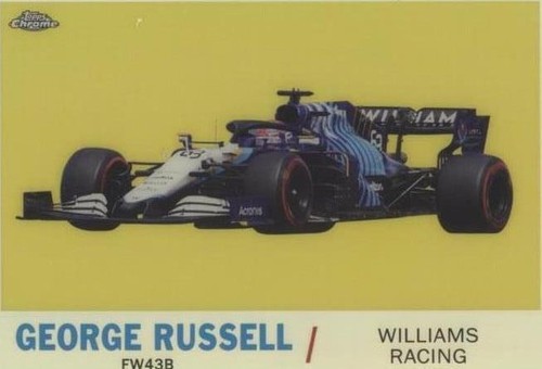 2021 Topps Chrome Formula 1 - George Russell #T61-GR