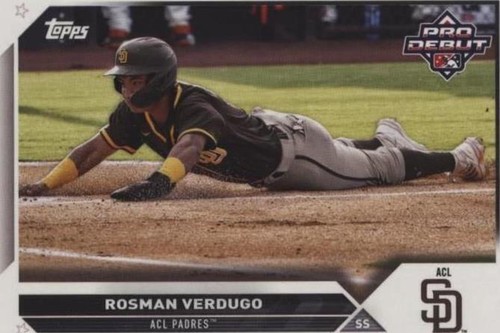 2023 Topps Pro Debut - Rosman Verdugo #PD-44