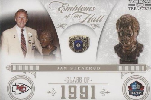 2011 Playoff National Treasures Jan Stenerud #20