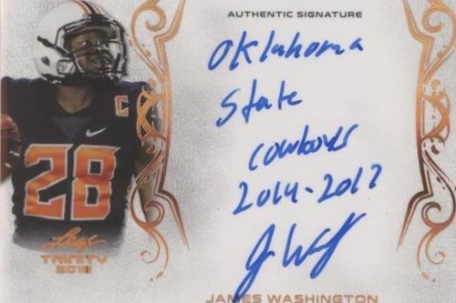 2018 Leaf Trinity James Washington #A-JW2