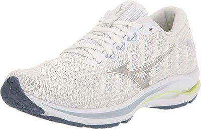 Женские кроссовки Mizuno Wave Rider 25, Nimbus Cloud/белый, 8 B Medium US