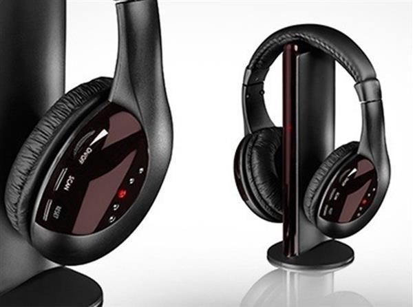 Cuffie Stereo TeKone S-99 Headphones Wireless 5in1 Microfono Radio Pc Tv Mp3 hsb