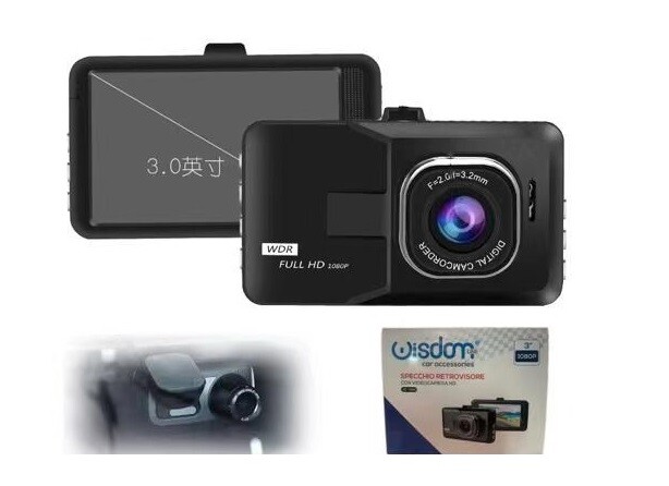 Telecamera Auto Full Hd 1080p Dvr Car Dash Cam Con Video Camera Xc-1994 wis