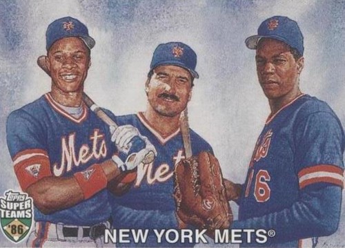 1986 🔥 Mets team signed Gary Carter Gooden Strawberry Foster