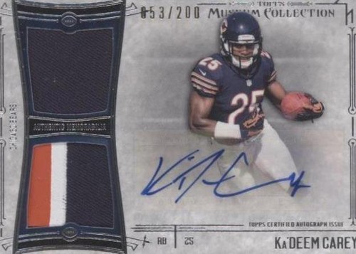 2014 Topps Museum Collection Ka'Deem Carey #SSDRA-KC