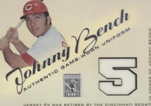2001 Topps Tribute - Johnny Bench #RJJB