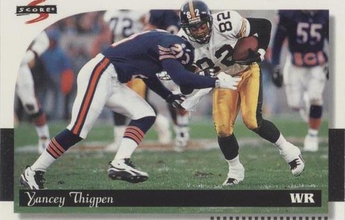 1996 Score Yancey Thigpen #77