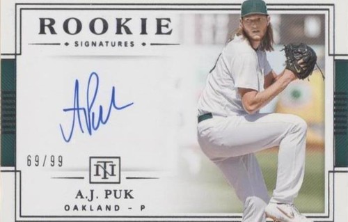 2020 Panini National Treasures - A.J. Puk #RS-AP