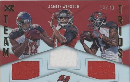 2017 Panini XR Jameis Winston Mike Evans O.J. Howard #TT-TB