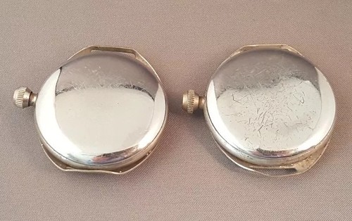 Lot of 2 Vtg 1930s Men's INGERSOLL WRIST Mechanical Watch Large Case FOR REPAIR