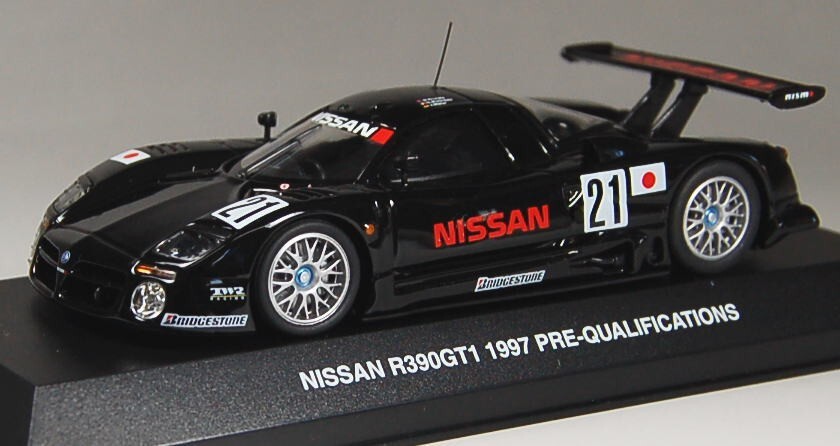 ミニカー Nissan R390GT1 1997 kyosho Kyosho 1/43 Nissan R390 GT1 #21 1997 Le Mans 24h PRE
