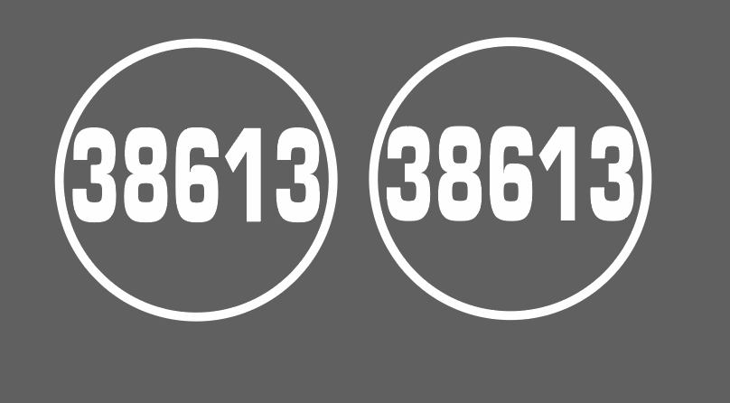 2x Boat Rego Stickers Decal Round 450mm Premium Quality Compliant and Customize