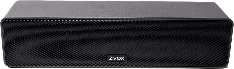 Accuvoice AV100 Compact TV Soundbar Speaker with 6 Levels of Voice Boost, Black