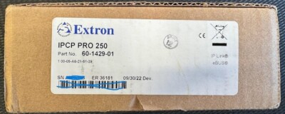 Extron 60-1429-01 IPCP Pro 250 IP Link Pro AV Control Processor - New in Box