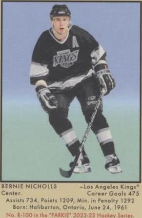 2022-23 Upper Deck Parkhurst Champions - Bernie Nicholls #R-100