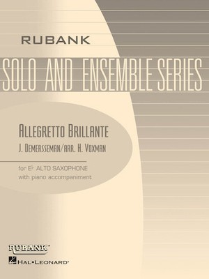Allegretto Brillante Alto Saxophone Solo with Piano - Grade 3.5