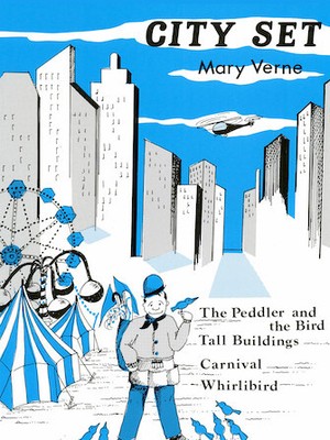 City Set (Peddler & The Bird, Tall Building) Recital Series for Piano, Blue (Boo