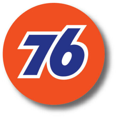 76 GASOLINE OIL LOGO DECAL STICKER 3M USA MADE TRUCK VEHICLE WINDOW WALL CAR