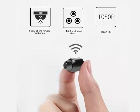 HD 1080p WiFi Mini Spy Camera Hidden IP Night Vision Camcorder Home Security Cam - Image 3
