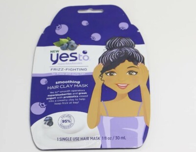 Yes To Superblueberries Frizz-Fighting Smoothing Hair Clay Mask 1 Fl Oz