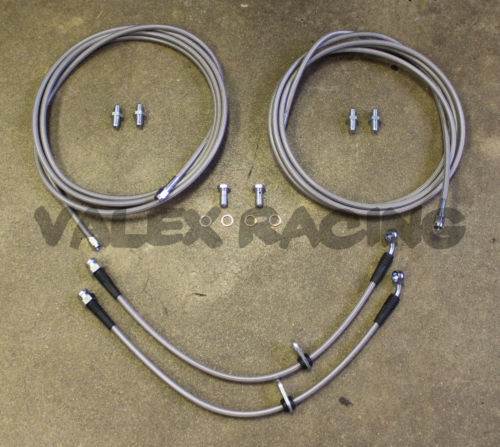 NEW GALFER KAWASAKI 2006-07 ZX10R SMOKE REAR BRAKE LINE NEW GALFER KAWASAKI 2006-07 ZX10R SMOKE REAR BRAKE LINE