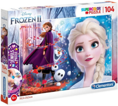 Puzzle 104 elementy. Kraina Lodu 2