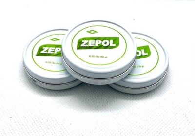 Pack 3 ZEPOL  Ointment Topical Analgesic Long Lasting 0.35 oz