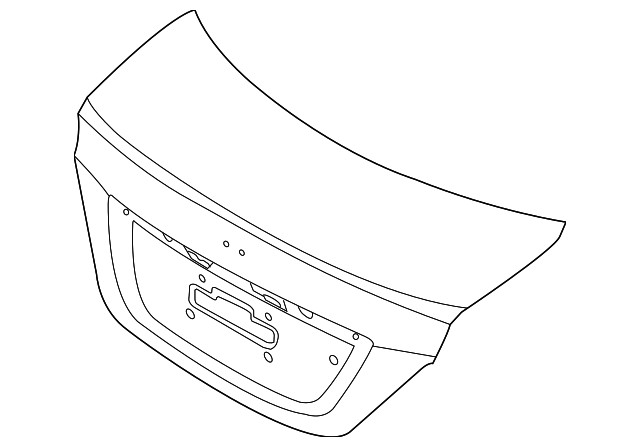 Genuine Hyundai Trunk Lid 69200-1R120