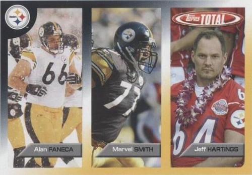 2005 Topps Total Alan Faneca Jeff Hartings Marvel Smith #365