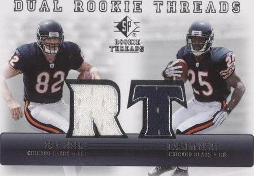 2007 SP Rookie Threads Garrett Wolfe Greg Olsen #DRT-WO