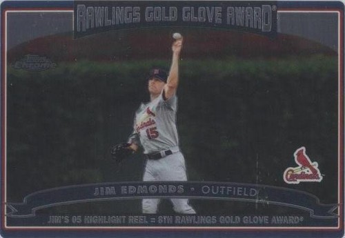 2006 Topps Chrome - Jim Edmonds #268
