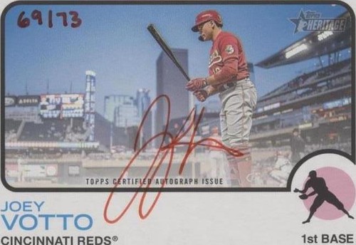 2022 Topps Heritage High Number - Joey Votto #ROA-JV