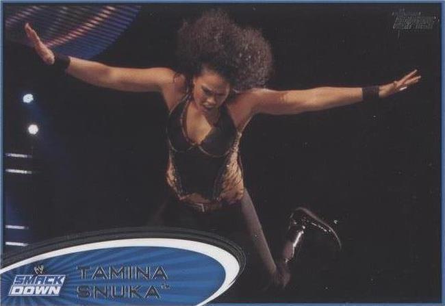 2012 Topps WWE - Tamina Snuka #80