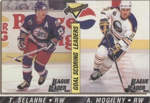 1993-94 O-Pee-Chee Premier - Alexander Mogilny Teemu Selanne #148
