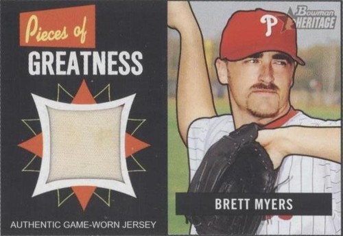 2005 Bowman Heritage - Brett Myers #PG-BM