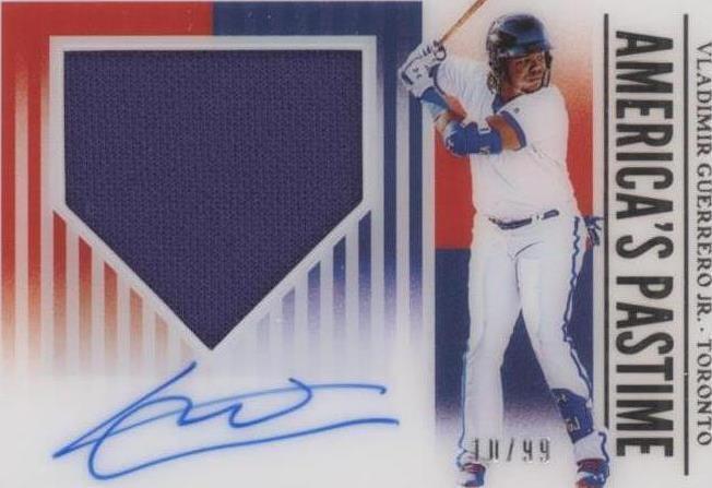 vladimir guerrero jr サイン 2019 panini Vladimir Guerrero Jr 2019 Panini Prime Auto Jersey Rookie