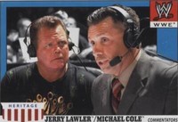 2008 Topps Heritage WWE IV - Jerry Lawler Michael Cole #73