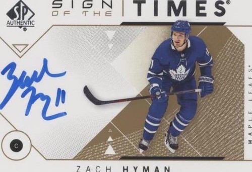 2018-19 SP Authentic - Zach Hyman #SOTT-ZH
