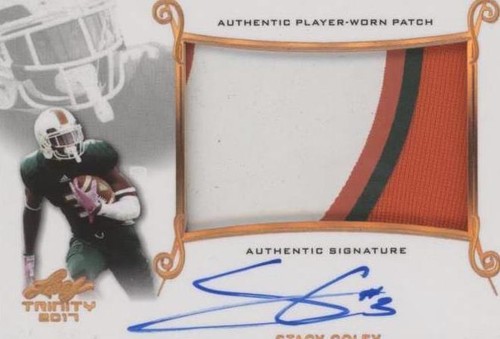 2017 Leaf Trinity Stacy Coley #PA-SC1