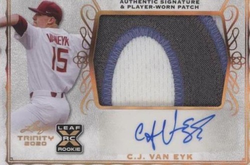 2020 Leaf Trinity - CJ Van Eyk #PA-CVE